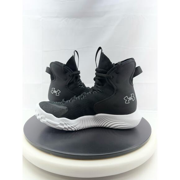 Under Armour Flow Highlight Ace Womens Sz 6.5 Black Volleyball Shoes 3027083-001 - Picture 7 of 11